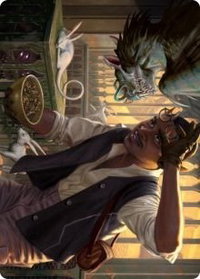 Bennie Bracks, Zoologist Art Card - Art Series: Streets of New Capenna (ASSNC) #49 - Special Magic: The Gathering Trading Card