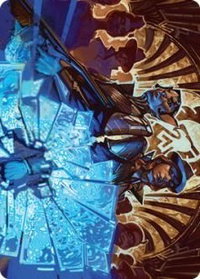 Contractual Safeguard Art Card - Art Series: Streets of New Capenna (ASSNC) #50 - Special Magic: The Gathering Trading Card