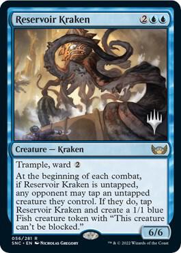 Reservoir Kraken - Promo Pack: Streets of New Capenna Magic: The Gathering trading card