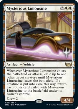 Mysterious Limousine - Promo Pack: Streets of New Capenna Magic: The Gathering trading card