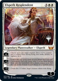 Elspeth Resplendent - Promo Pack: Streets of New Capenna (PPSNC) #11p - Mythic Magic: The Gathering Trading Card