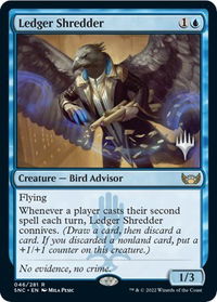 Ledger Shredder - Promo Pack: Streets of New Capenna (PPSNC) #46p - Rare Magic: The Gathering Trading Card