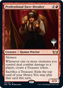 Professional Face-Breaker - Promo Pack: Streets of New Capenna Magic: The Gathering trading card