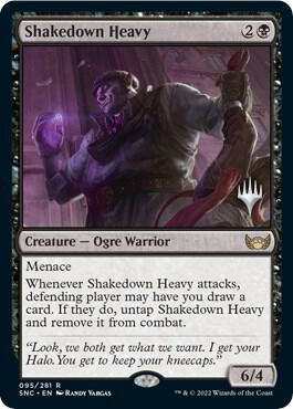Shakedown Heavy - Promo Pack: Streets of New Capenna Magic: The Gathering trading card