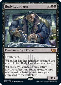 Body Launderer - Promo Pack: Streets of New Capenna (PPSNC) #68p - Mythic Magic: The Gathering Trading Card