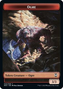 Ogre // Insect Double-Sided Token - Commander: Streets of New Capenna Magic: The Gathering trading card