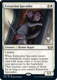 Extraction Specialist - Promo Pack: Streets of New Capenna (PPSNC) #12p - Rare Magic: The Gathering Trading Card
