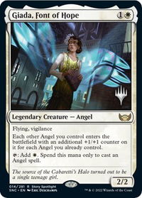 Giada, Font of Hope - Promo Pack: Streets of New Capenna (PPSNC) #14p - Rare Magic: The Gathering Trading Card