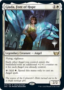 Giada, Font of Hope - Promo Pack: Streets of New Capenna Magic: The Gathering trading card