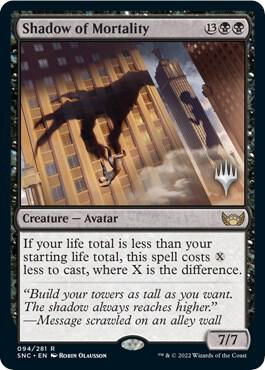 Shadow of Mortality - Promo Pack: Streets of New Capenna Magic: The Gathering trading card
