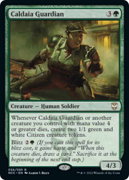 Caldaia Guardian - Commander: Streets of New Capenna Magic: The Gathering trading card