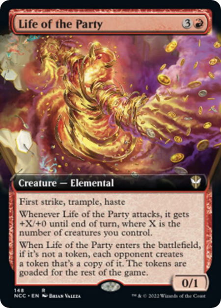 Life of the Party (Extended Art) - Commander: Streets of New Capenna Magic: The Gathering trading card