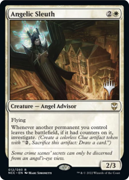 Angelic Sleuth - Promo Pack: Streets of New Capenna Magic: The Gathering trading card