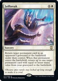 Jailbreak - Promo Pack: Streets of New Capenna (PPSNC) #17p - Rare Magic: The Gathering Trading Card