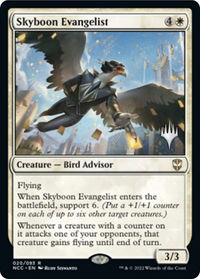 Skyboon Evangelist - Promo Pack: Streets of New Capenna (PPSNC) #20p - Rare Magic: The Gathering Trading Card