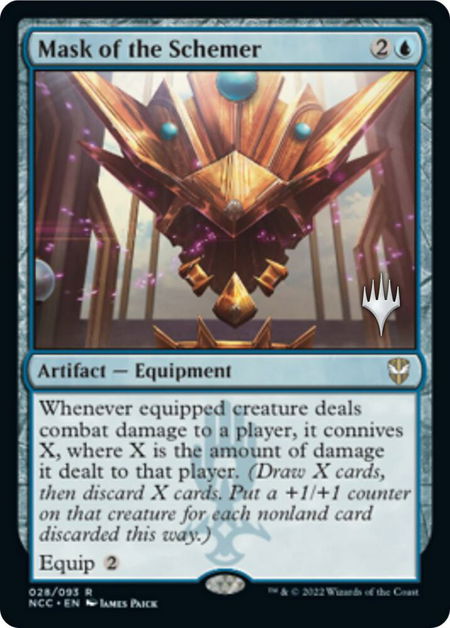 Mask of the Schemer - Promo Pack: Streets of New Capenna Magic: The Gathering trading card