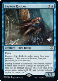 Skyway Robber - Promo Pack: Streets of New Capenna (PPSNC) #31p - Rare Magic: The Gathering Trading Card