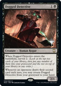 Dogged Detective - Promo Pack: Streets of New Capenna (PPSNC) #35p - Rare Magic: The Gathering Trading Card