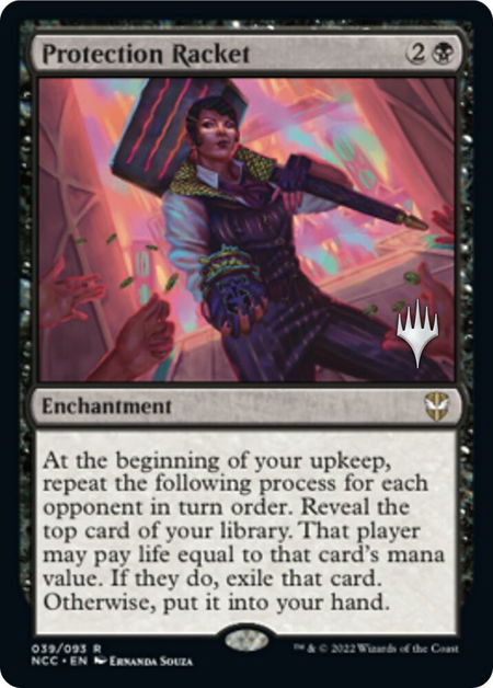 Protection Racket - Promo Pack: Streets of New Capenna Magic: The Gathering trading card