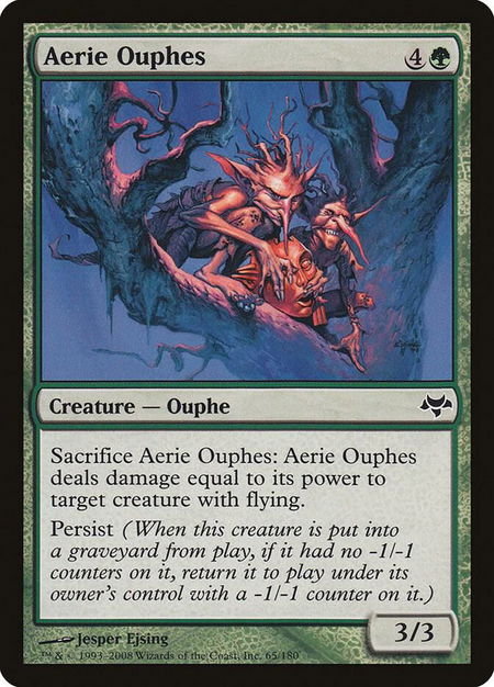 Aerie Ouphes - Eventide Magic: The Gathering trading card