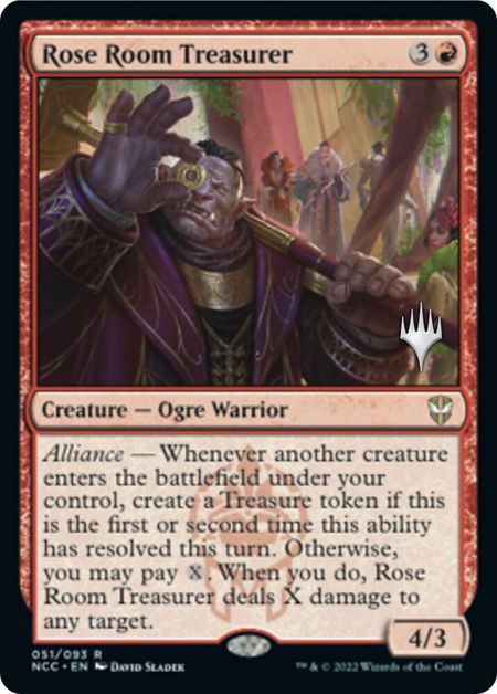 Rose Room Treasurer - Promo Pack: Streets of New Capenna Magic: The Gathering trading card