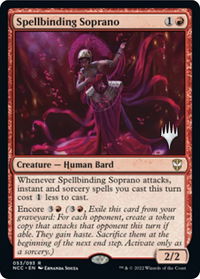 Spellbinding Soprano - Promo Pack: Streets of New Capenna (PPSNC) #53p - Rare Magic: The Gathering Trading Card
