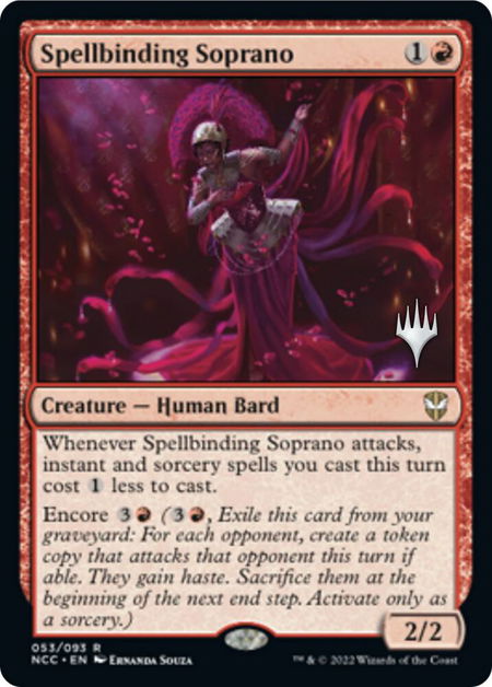 Spellbinding Soprano - Promo Pack: Streets of New Capenna Magic: The Gathering trading card
