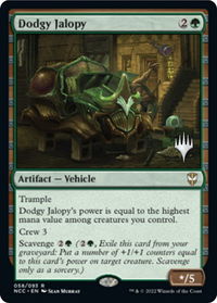 Dodgy Jalopy - Promo Pack: Streets of New Capenna (PPSNC) #58p - Rare Magic: The Gathering Trading Card
