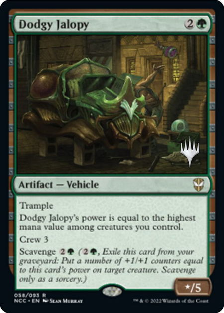 Dodgy Jalopy - Promo Pack: Streets of New Capenna Magic: The Gathering trading card