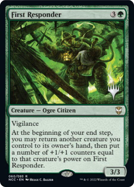 First Responder - Promo Pack: Streets of New Capenna Magic: The Gathering trading card