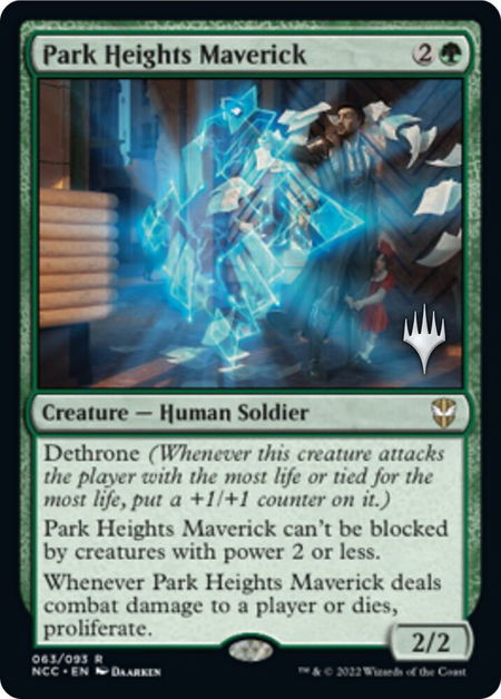 Park Heights Maverick - Promo Pack: Streets of New Capenna Magic: The Gathering trading card