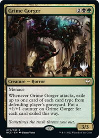 Grime Gorger - Promo Pack: Streets of New Capenna (PPSNC) #72p - Rare Magic: The Gathering Trading Card