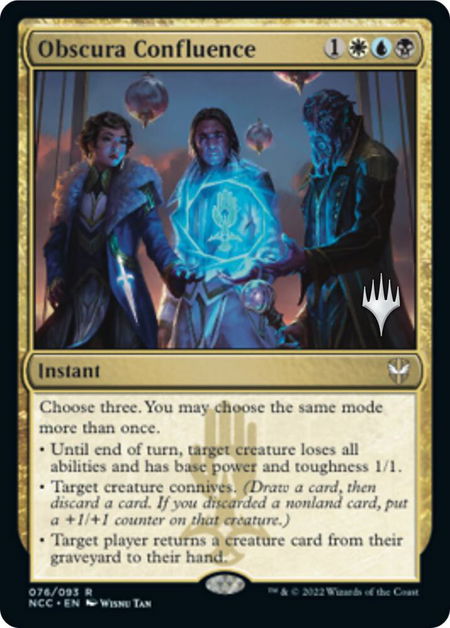 Obscura Confluence - Promo Pack: Streets of New Capenna Magic: The Gathering trading card