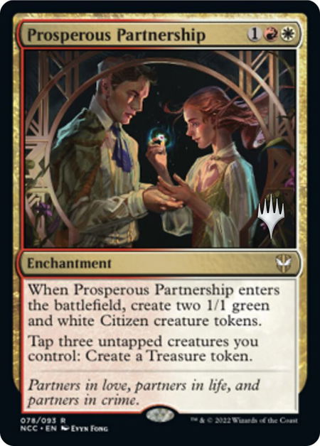 Prosperous Partnership - Promo Pack: Streets of New Capenna Magic: The Gathering trading card