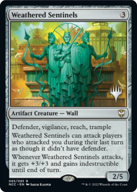 Weathered Sentinels - Promo Pack: Streets of New Capenna Magic: The Gathering trading card