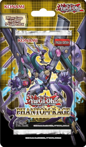Phantom Rage Blister Pack [1st Edition] - Phantom Rage YuGiOh trading card