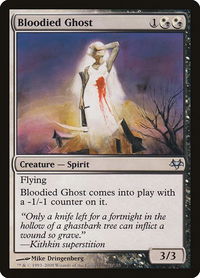 Bloodied Ghost - Eventide (EVE) #83 - Uncommon Magic: The Gathering Trading Card