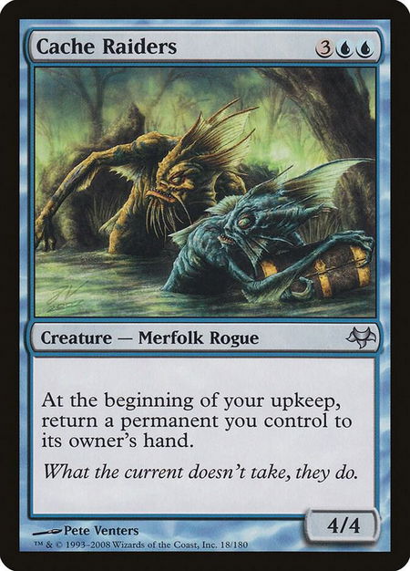 Cache Raiders - Eventide Magic: The Gathering trading card