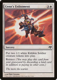 Cenn's Enlistment - Eventide (EVE) #3 - Common Magic: The Gathering Trading Card