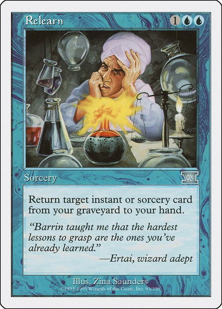 Relearn - Classic Sixth Edition Magic: The Gathering trading card
