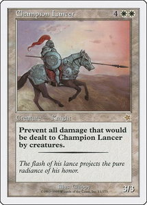 Champion Lancer - Starter 1999 (S99) #11 - Rare Magic: The Gathering Trading Card