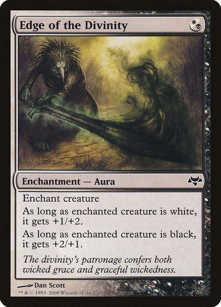 Edge of the Divinity - Eventide Magic: The Gathering trading card