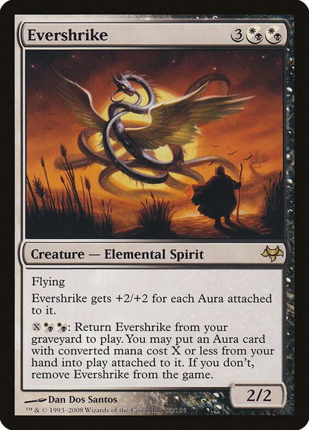 Evershrike - Eventide Magic: The Gathering trading card