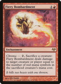 Fiery Bombardment - Eventide (EVE) #52 - Rare Magic: The Gathering Trading Card