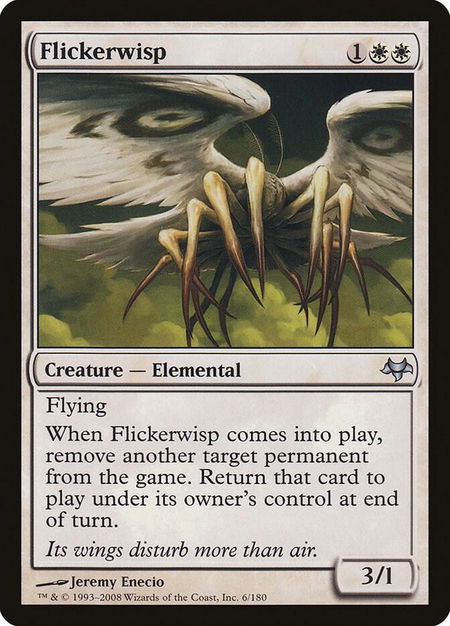 Flickerwisp - Eventide Magic: The Gathering trading card