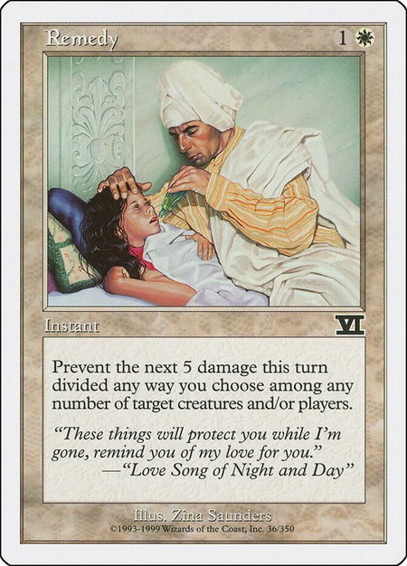 Remedy - Classic Sixth Edition Magic: The Gathering trading card