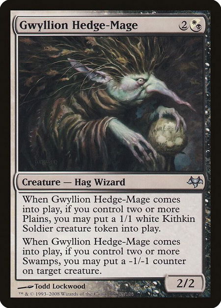 Gwyllion Hedge-Mage - Eventide Magic: The Gathering trading card