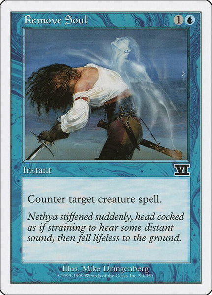 Remove Soul trading card from Classic Sixth Edition Remove Soul - Classic Sixth Edition Magic: The Gathering trading card