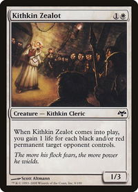 Kithkin Zealot - Eventide (EVE) #9 - Common Magic: The Gathering Trading Card