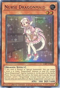 Nurse Dragonmaid - The Lost Art Promotion (LART) #LART-EN048 - Ultra Rare YuGiOh Trading Card